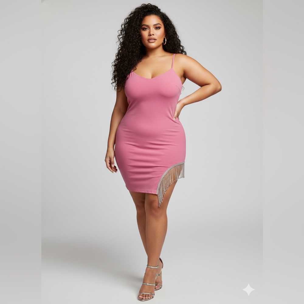Fashion Nova Vibrant Pink Zip-Up (V3)